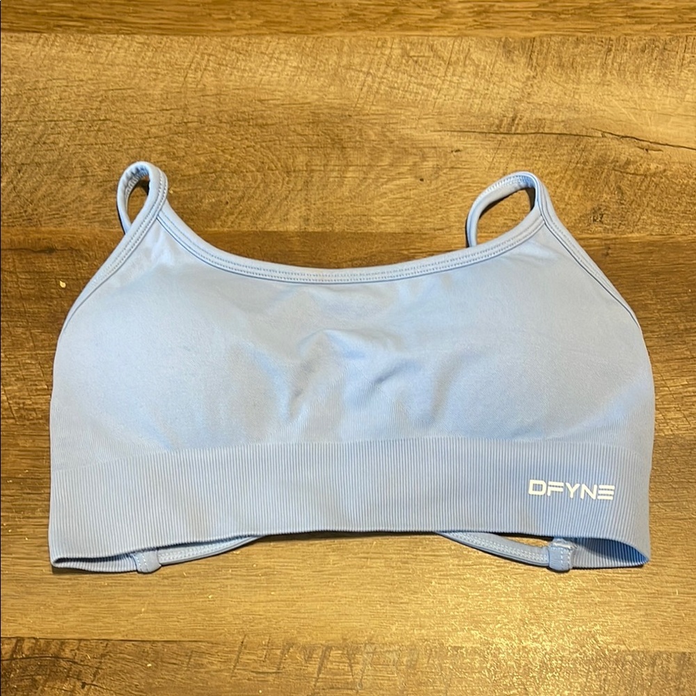 DFYNE Light Blue Sports Bra